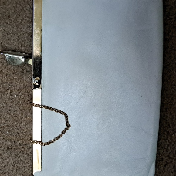 White Vintage Genuine Leather Clutch - Picture 12 of 12